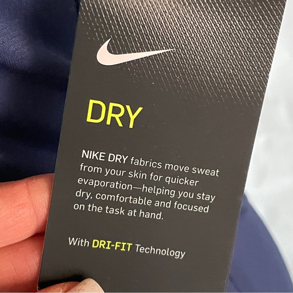 Nike Dri-Fit Racerback S Navy Lavender AO9158 athletic wear - Picture 4 of 9